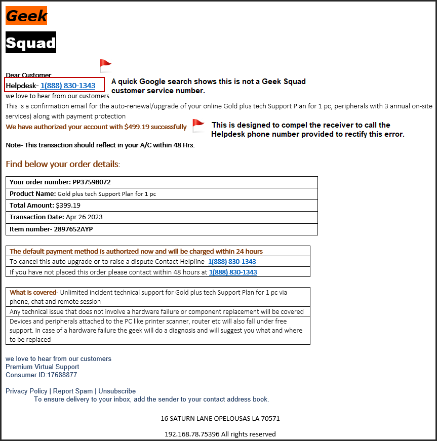 Scam detector image