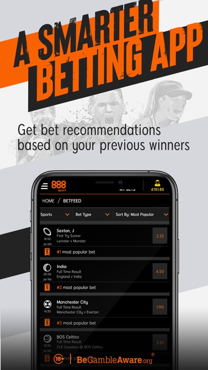 888PHL Virtual Sports App Interface