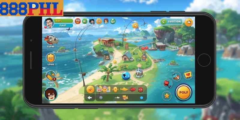 multiplayer online fishing game interface on mobile in the Philippines