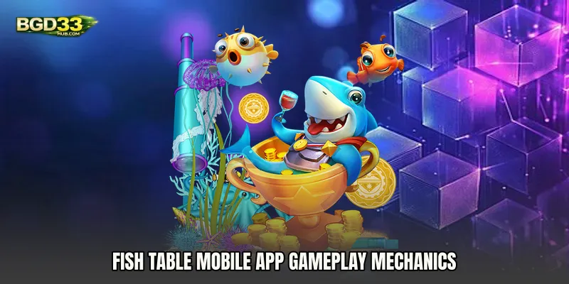 Fish Table mobile app Gameplay Mechanics